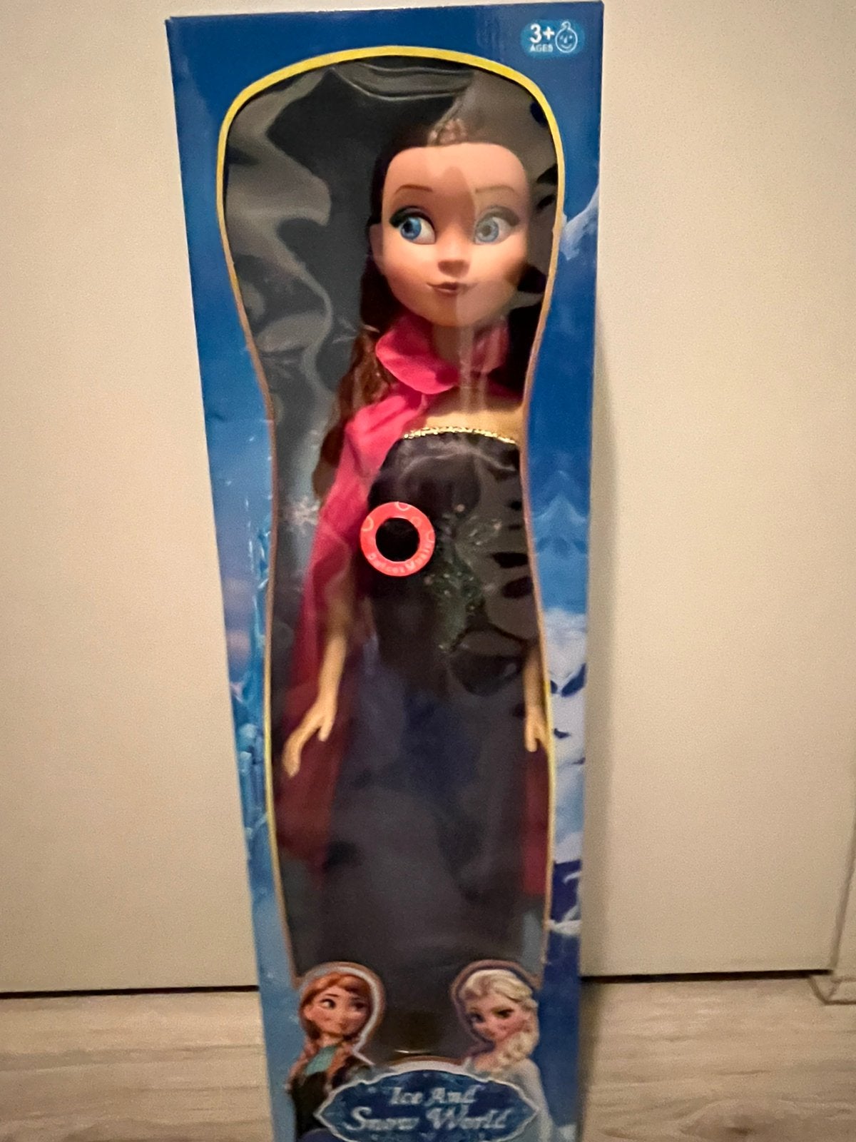 Frozen grote pop 77 cm met geluid, Verzamelen, Poppen, Ophalen, Nieuw, Pop