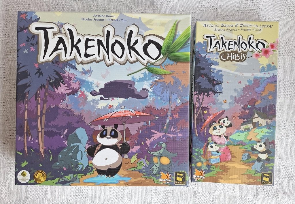 Takenoko met uitbreiding Chibis ZGAN!, Een of twee spelers, Ophalen of Verzenden, Zo goed als nieuw