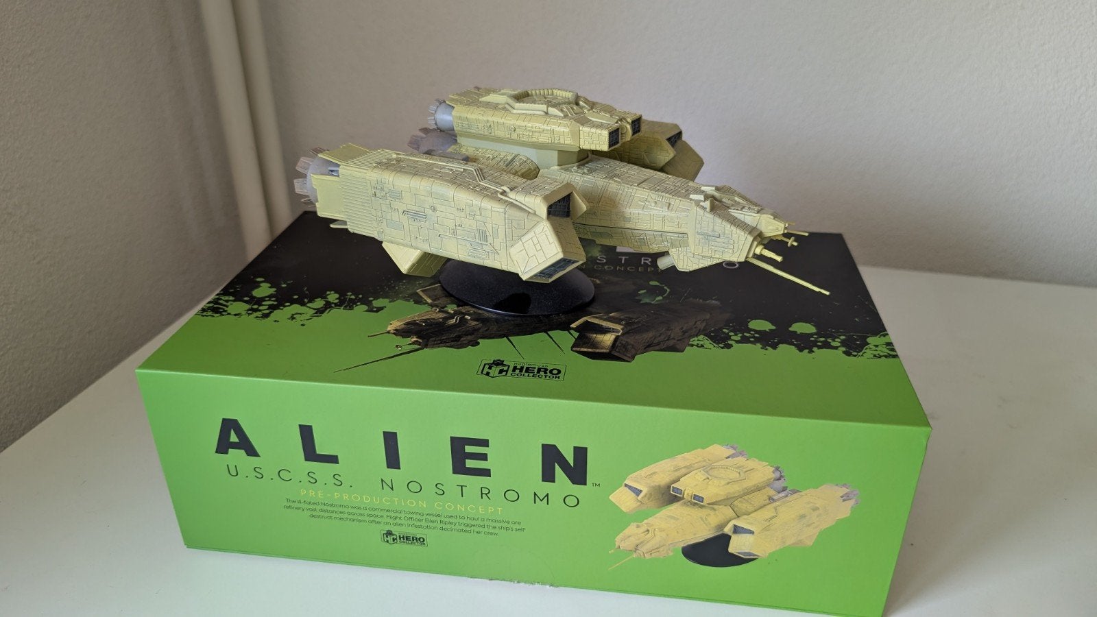 Alien U.S.C.C. Nostromo Model - Eaglemoss Hero Collector, Ophalen of Verzenden, Zo goed als nieuw, Film, Beeldje, Replica of Model