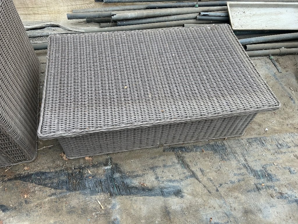 Tuinmeubels, Tuin en Terras, Tuinsets en Loungesets, Ophalen, Kunststof, Gebruikt, 6 zitplaatsen
