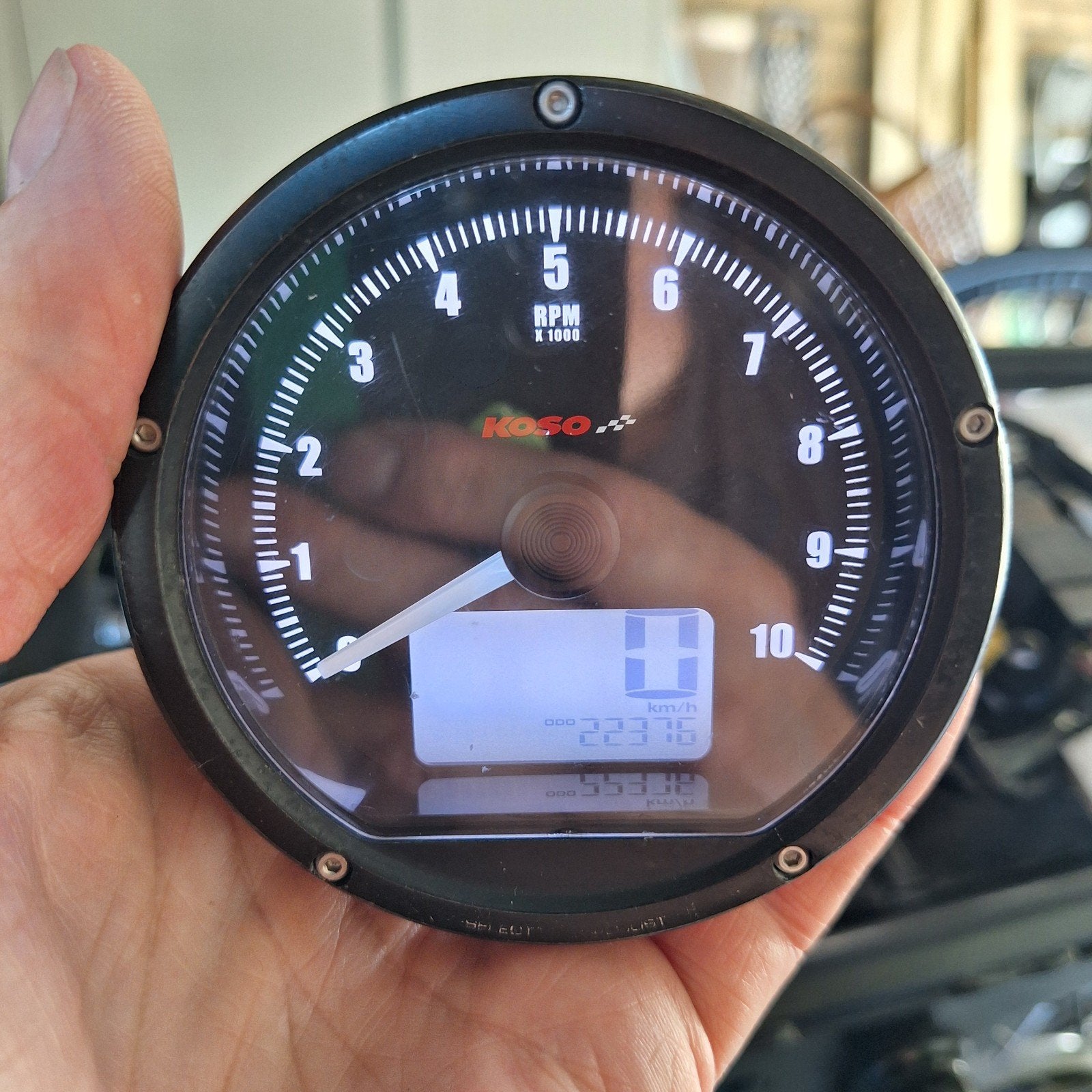 koso tnt-01 km teller snelheidsmeter bobber caferacer, Motoren, Ophalen of Verzenden, Gebruikt