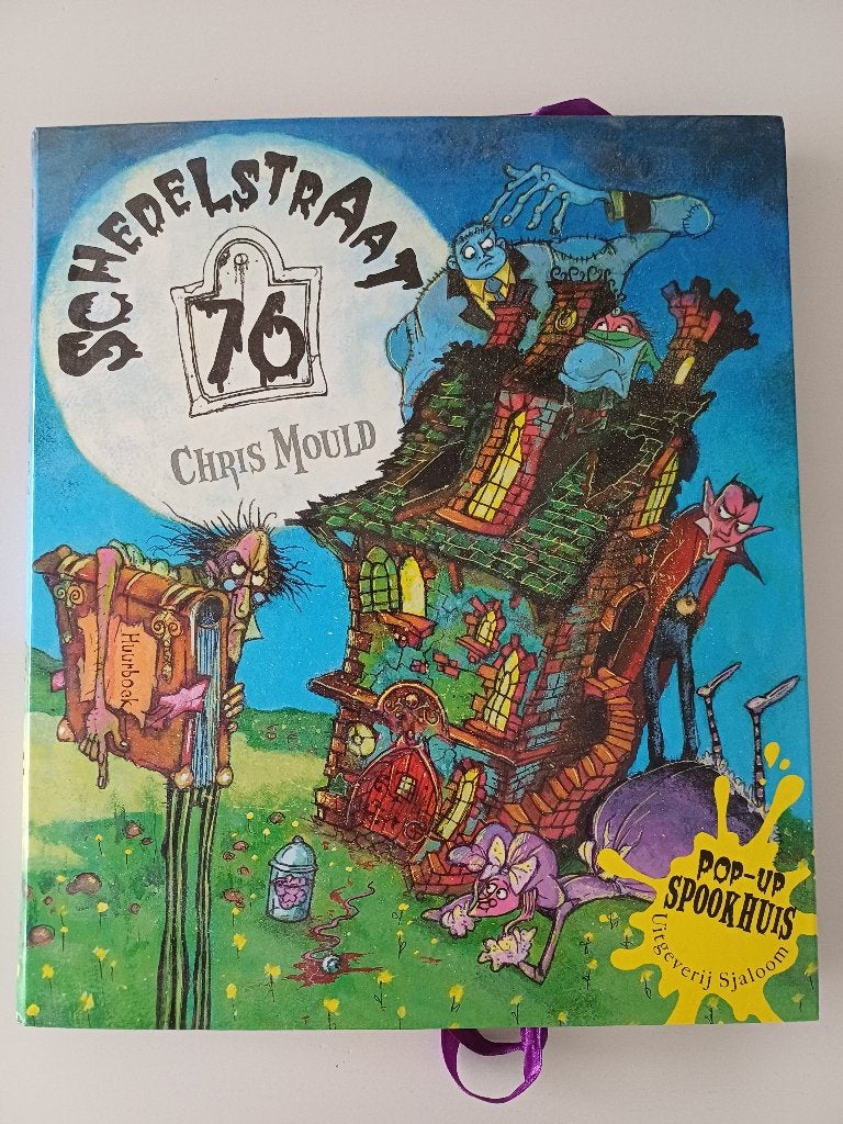 Prentenboek Schedelstraat 76 pop-up spookhuis, Ophalen of Verzenden, Nieuw, Prentenboek
