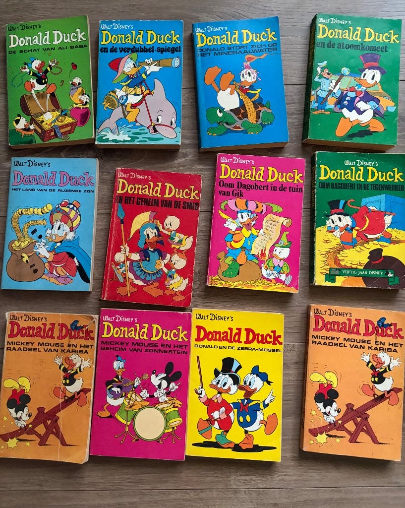Donald Duck pockets eerste serie, Meerdere stripboeken, Ophalen of Verzenden, Gelezen