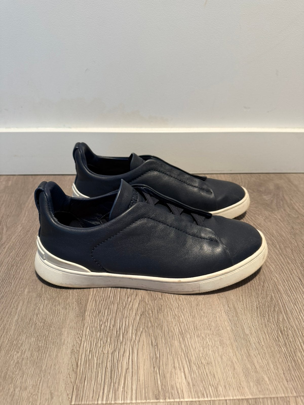 Zegna heren schoenen maat 43, Verzenden, Zo goed als nieuw, Blauw