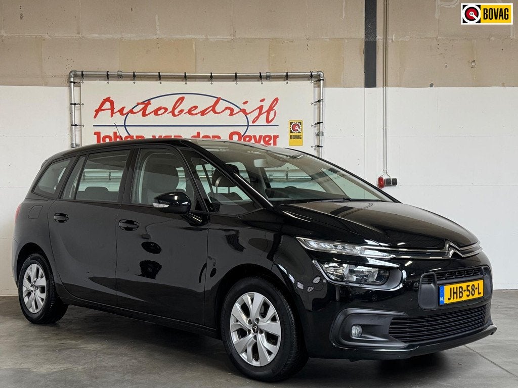 Citroen Grand C4 SpaceTourer 1.2 PureTech|7P.|Cruise|Stoelve, Voorwielaandrijving, Gebruikt, 1199 cc, Met garantie (alle)