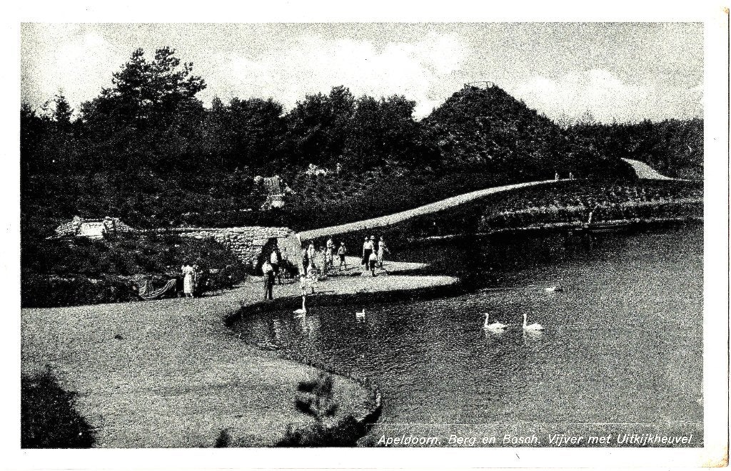 Apeldoorn, Berg en Bosch, ongelopen, richtprijs 3,50, Verzenden, 1940 tot 1960, Ongelopen, Gelderland