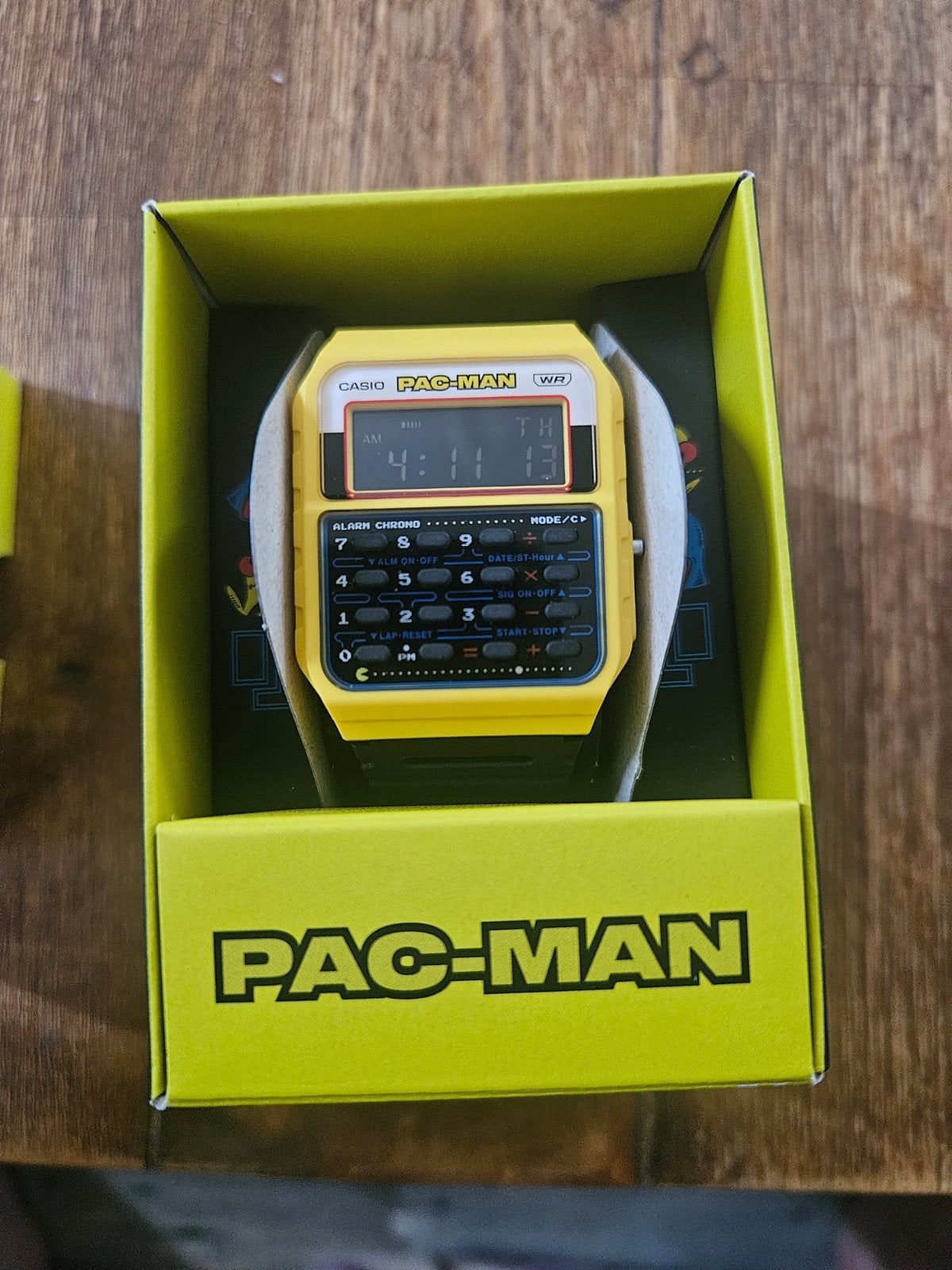 Casio Pac-Man horloge - Nieuw in doos, Casio, Kunststof, Polshorloge, Nieuw