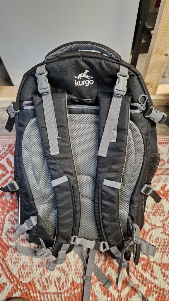 Kurgo G-Train Rugzak voor Honden - Zwart, Overige merken, 25 tot 40 cm, Ophalen of Verzenden, Zo goed als nieuw