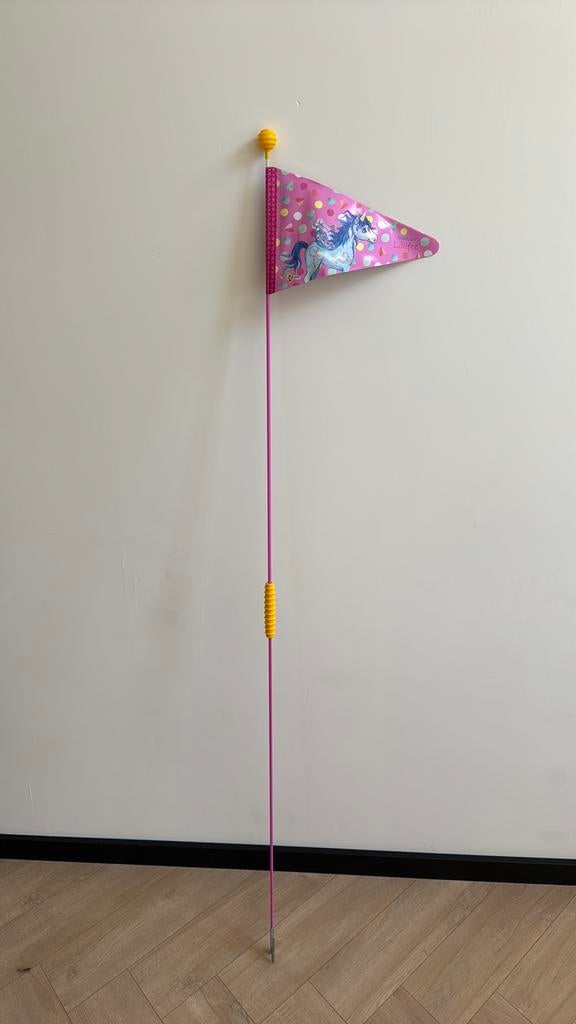 Fiets  vlaggetje eenhoorn unicorn, Ophalen, Nieuw, Minder dan 16 inch