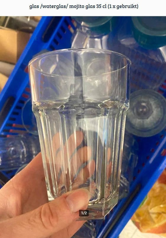 25x waterglazen, Ophalen of Verzenden, Overige typen