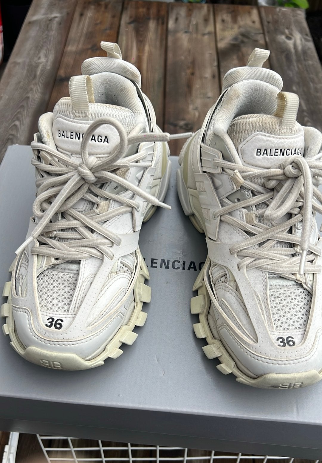 Origineel Balenciaga dames sneakers, Kleding | Dames, Ophalen of Verzenden, Zo goed als nieuw, Wit, Sneakers of Gympen
