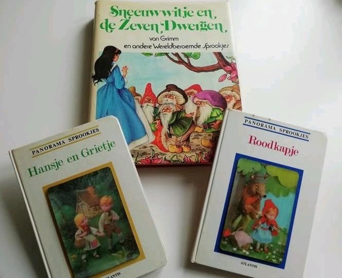 Sprookjesboeken: Roodkapje, Hans en Grietje en vele andere, Ophalen of Verzenden, Gelezen, Grimm