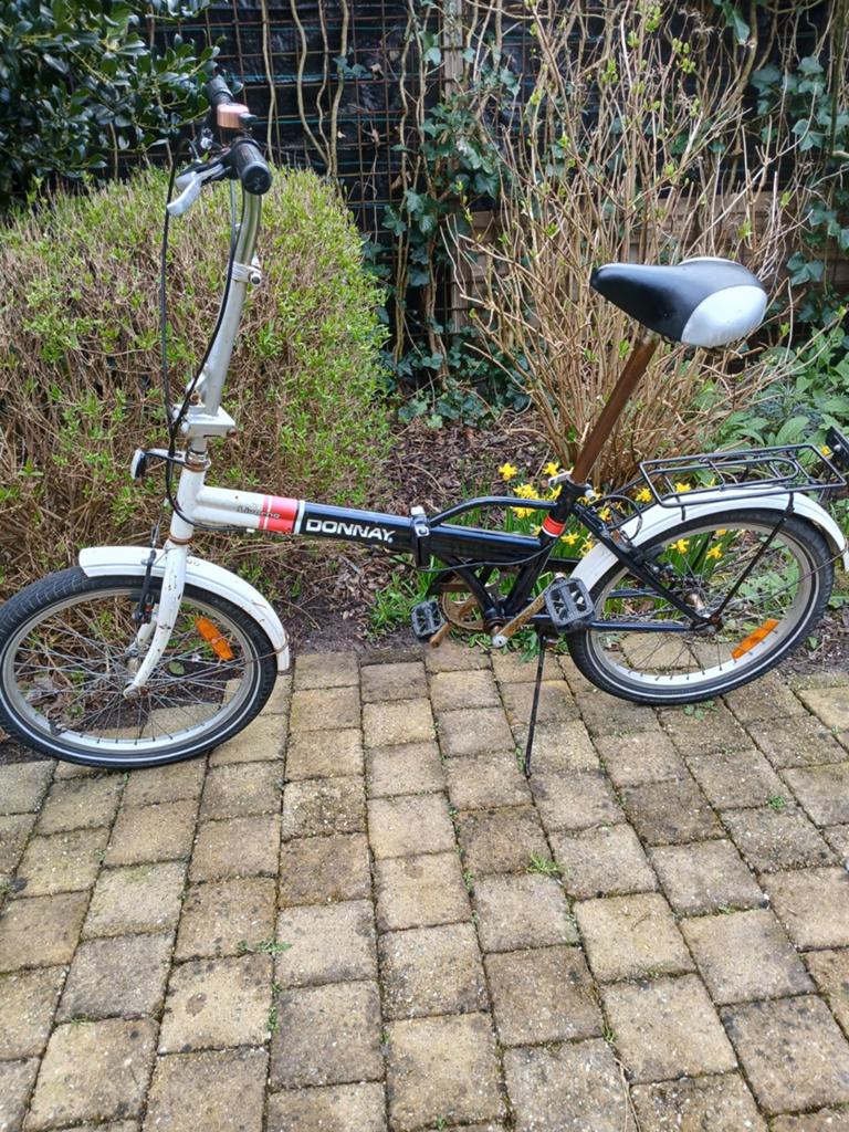 Keurige vouwfiets, merk Donnay en meer fietsaccessoires, Ophalen