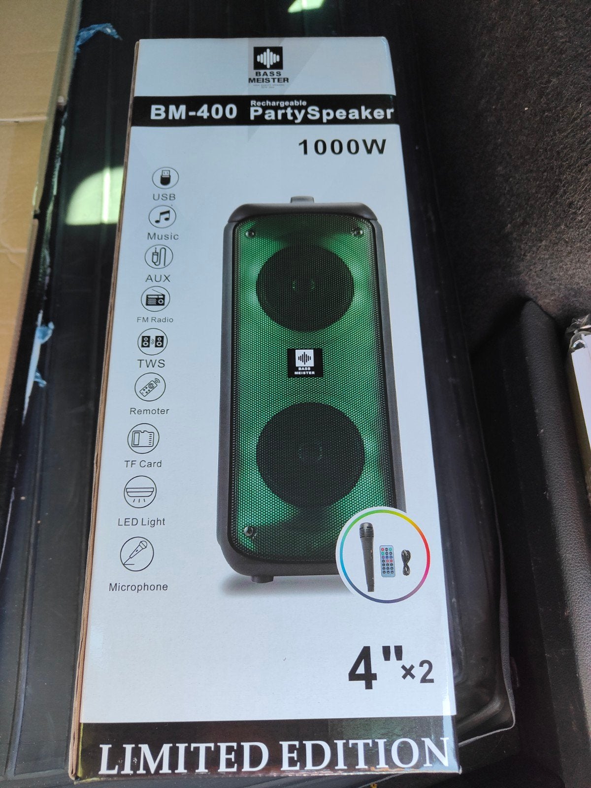 Party speaker, Ophalen of Verzenden, Nieuw, Complete set
