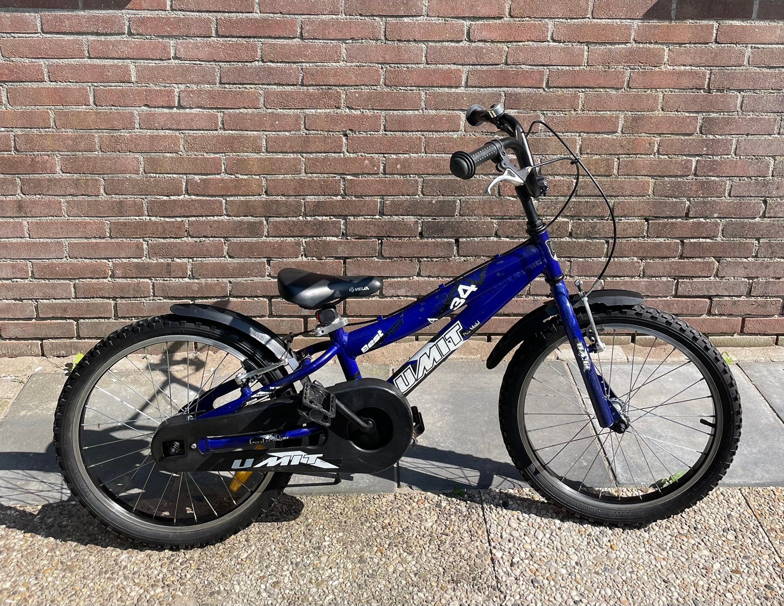 Crossfiets Umit 20 inch terugtraprem + V brakes  € 60,-, Fietsen en Brommers, Fietsen | Crossfietsen en BMX, Ophalen, Terugtraprem
