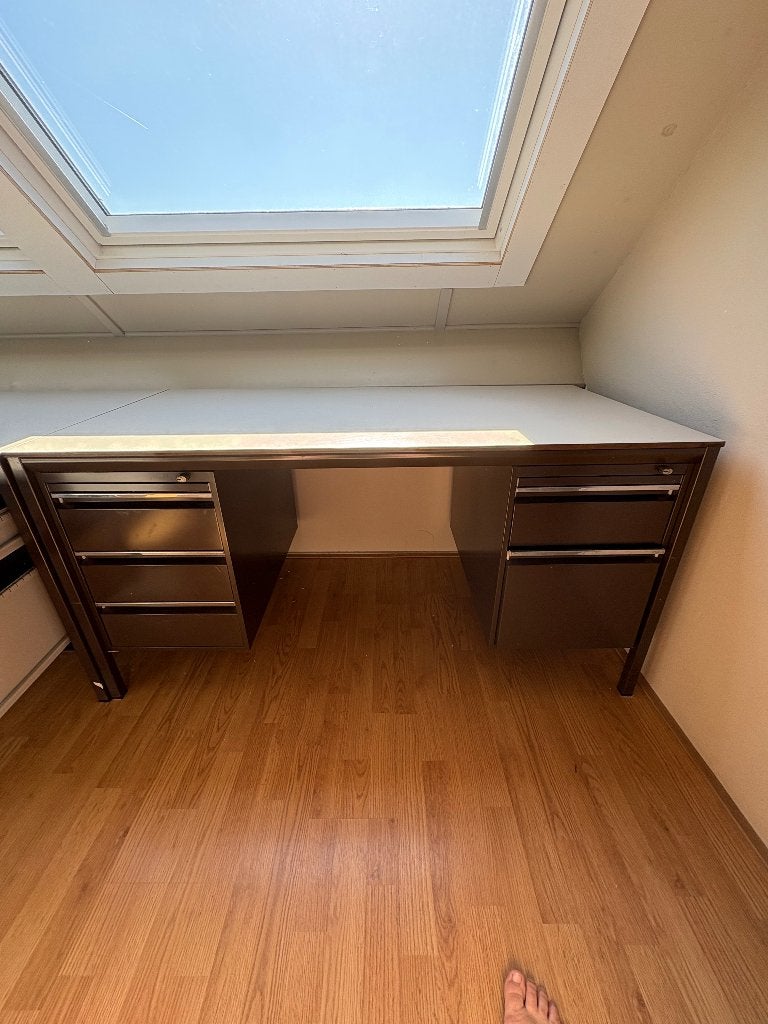 Bureau met lades - 150x75x75 cm, Doe-het-zelf en Verbouw, Werkbanken, Ophalen, Gebruikt, 170 cm of meer
