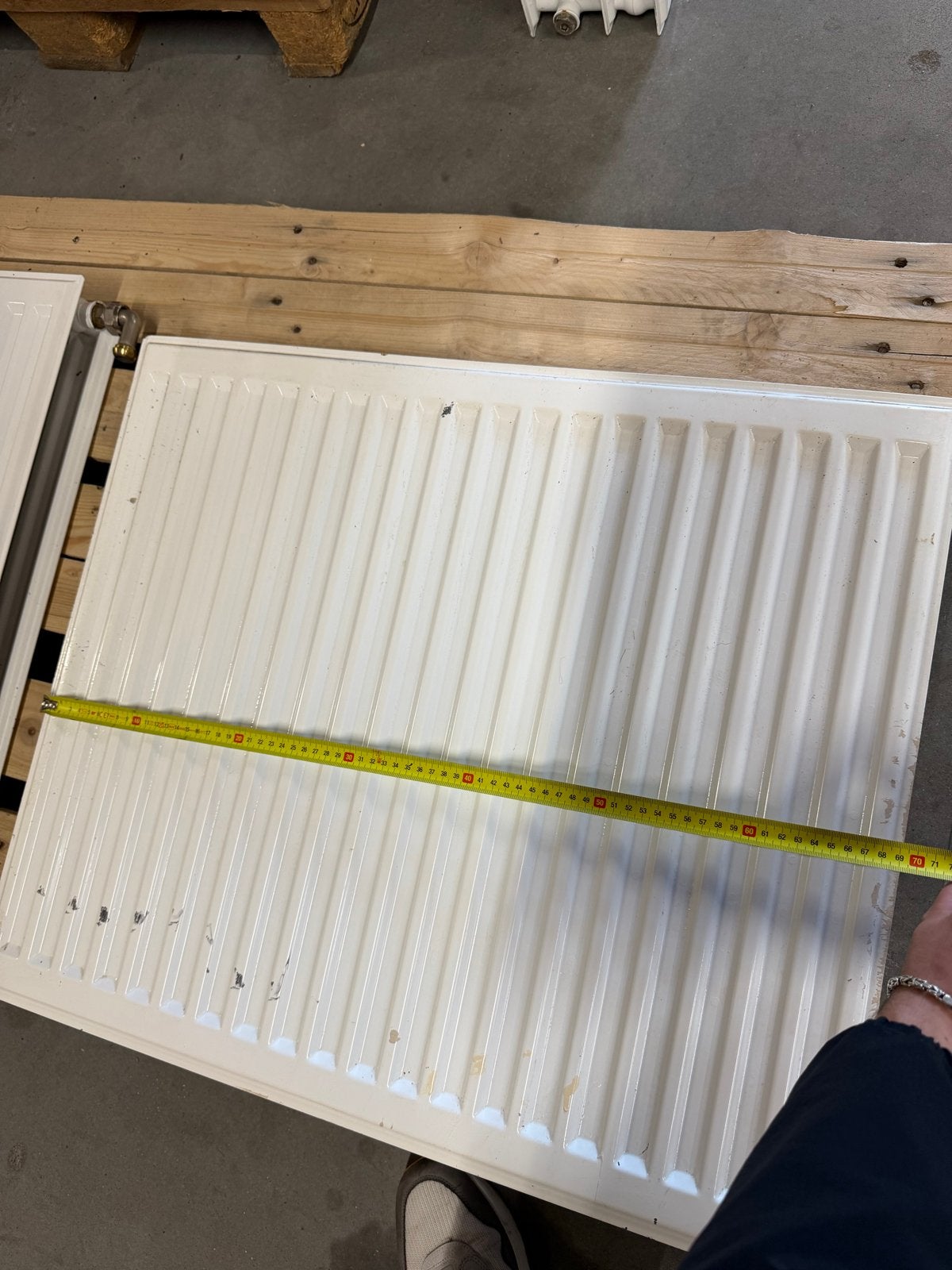 Gebruikte radiator - 70x60 cm, Ophalen, 30 tot 80 cm, Gebruikt, Radiator