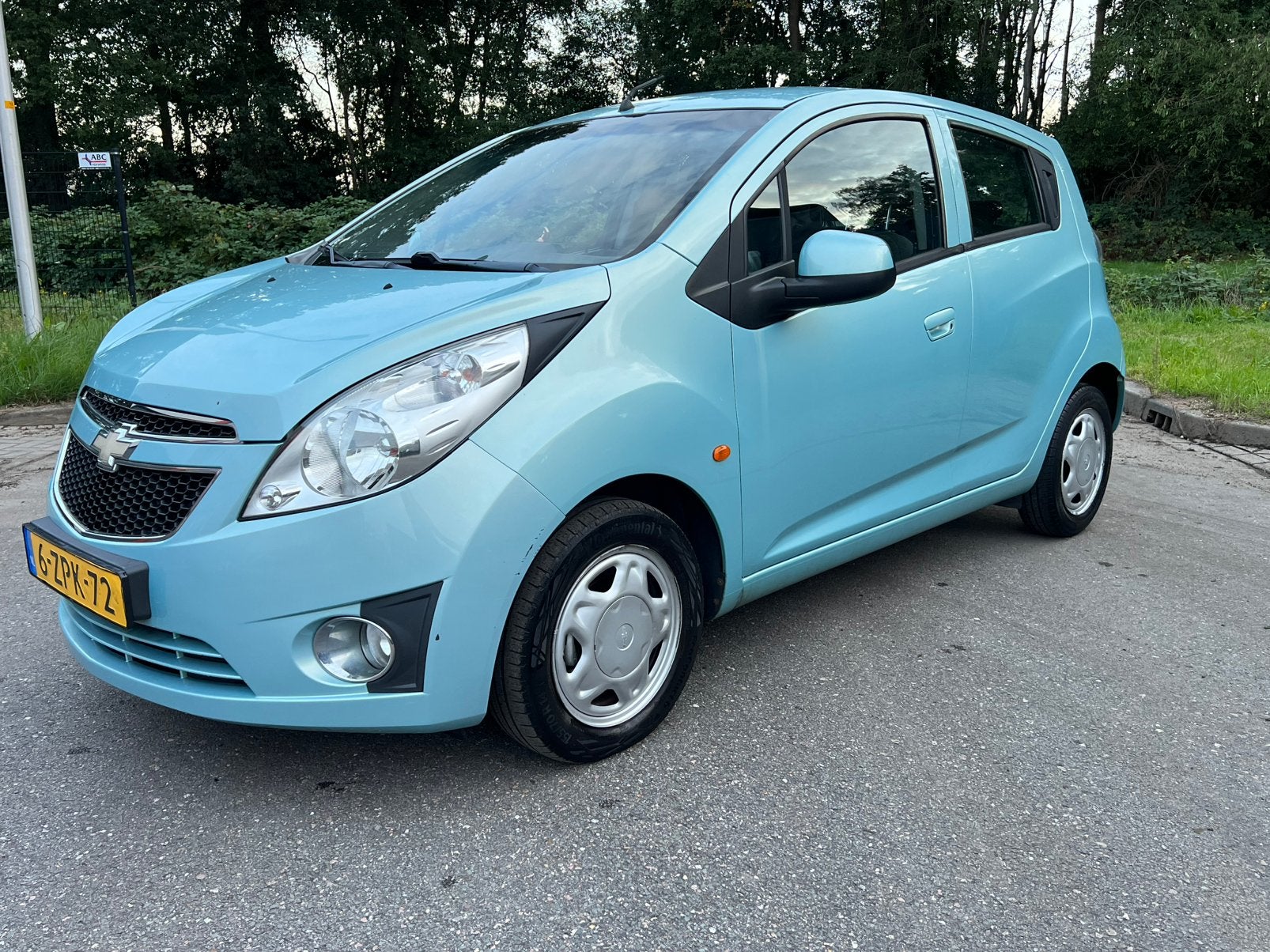 Chevrolet Spark 1.0 2010 Groen APK Nieuw €1995,-, Auto's, Voorwielaandrijving, 839 kg, Stof, 4 cilinders