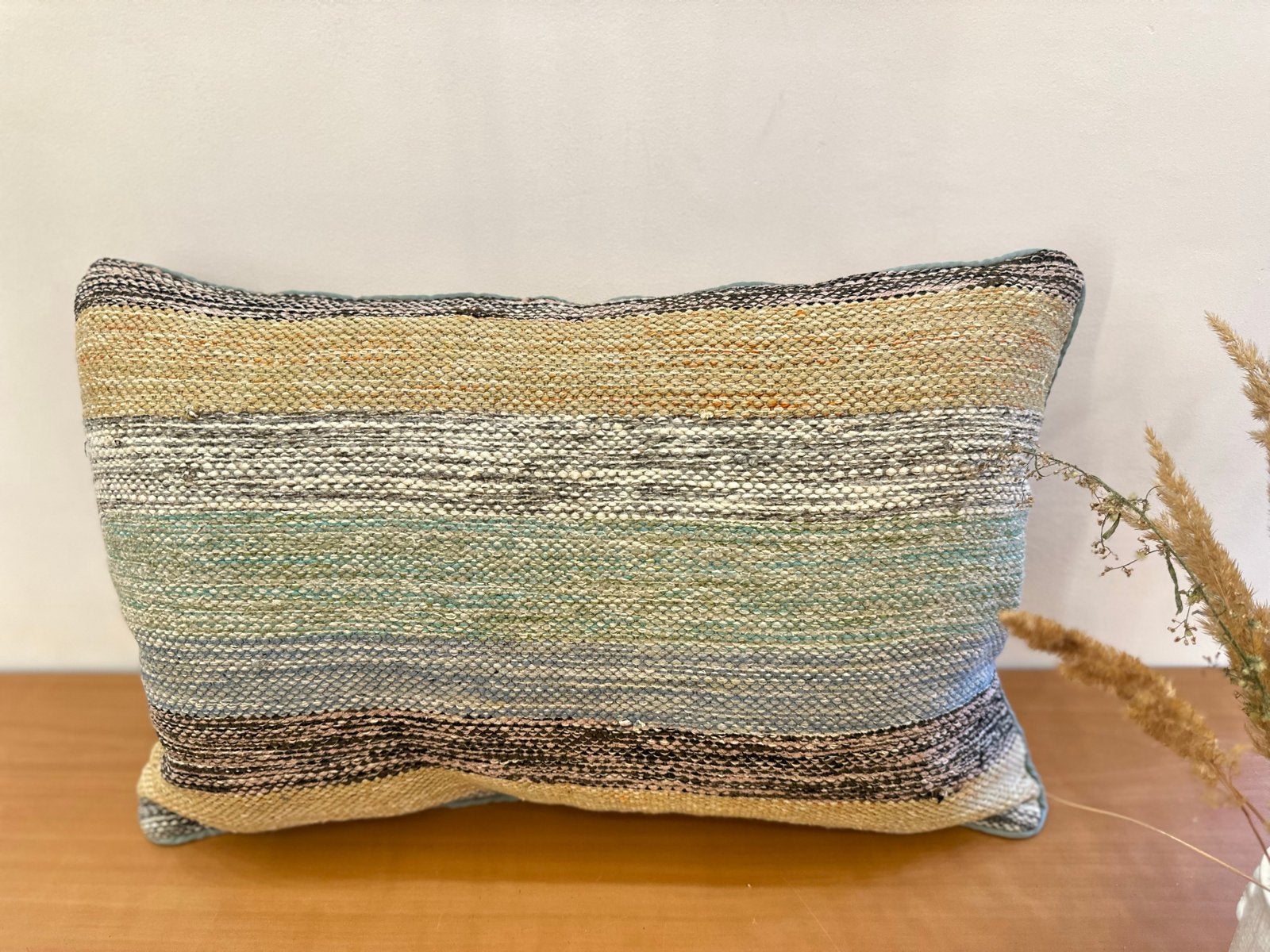 Modern Kelim Kussenhoes 60x40 cm met vulling, Ophalen of Verzenden, Overige kleuren, Rechthoekig