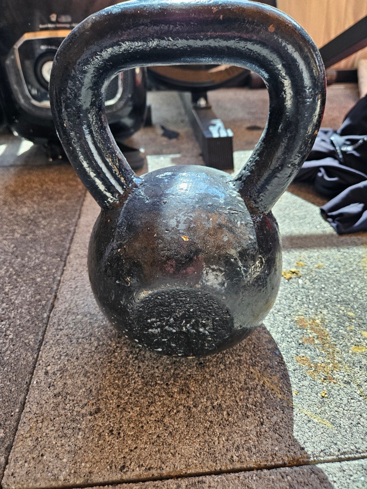 Gebruikte Kettlebell - Ideaal voor krachttraining, Sport en Fitness, Ophalen of Verzenden, Gebruikt, Benen, Kettlebell