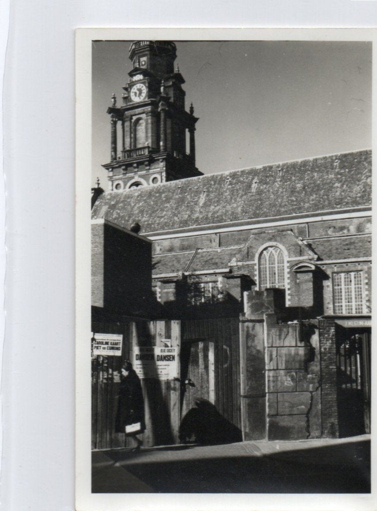 Amsterdam oude foto uit de jaren 60 westertoren achterzijde, Verzenden, 1960 tot 1980, Gebruikt, Overige onderwerpen