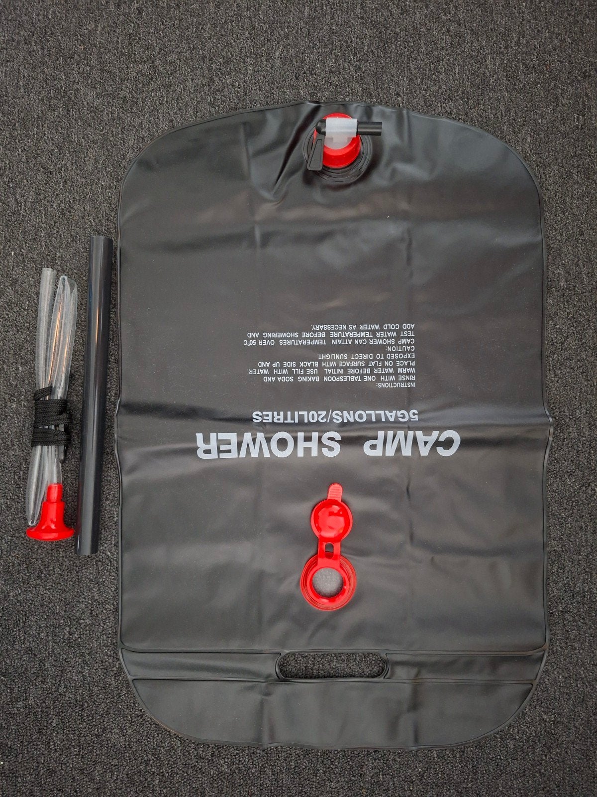 Nieuwe en ongebruikte draagbare campingdouche 20 liter, Ophalen of Verzenden, Nieuw