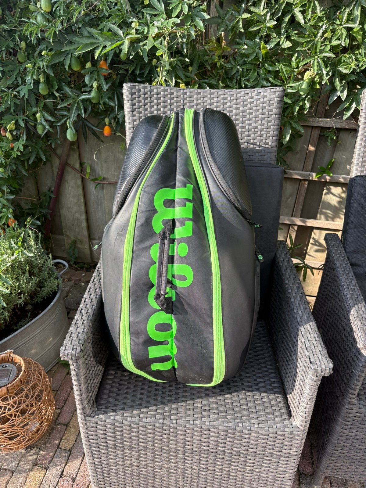 Wilson tennistas, Ophalen of Verzenden, Zo goed als nieuw, Tas, Wilson