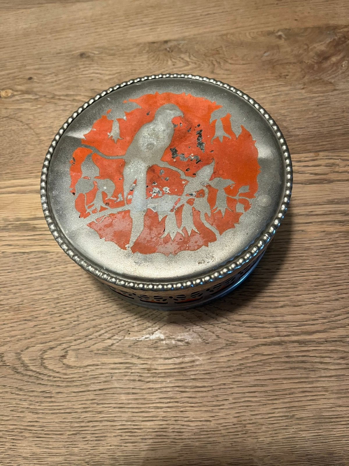 Oud uitgewerkt koekjes trommel, Ophalen, Zo goed als nieuw, Overige
