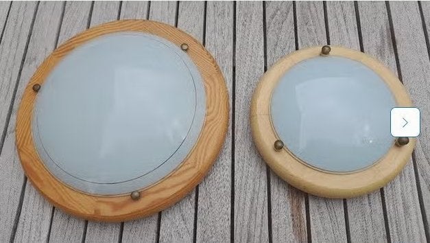 Plafondlampen, Huis en Inrichting, Ophalen of Verzenden, Zo goed als nieuw, Hout
