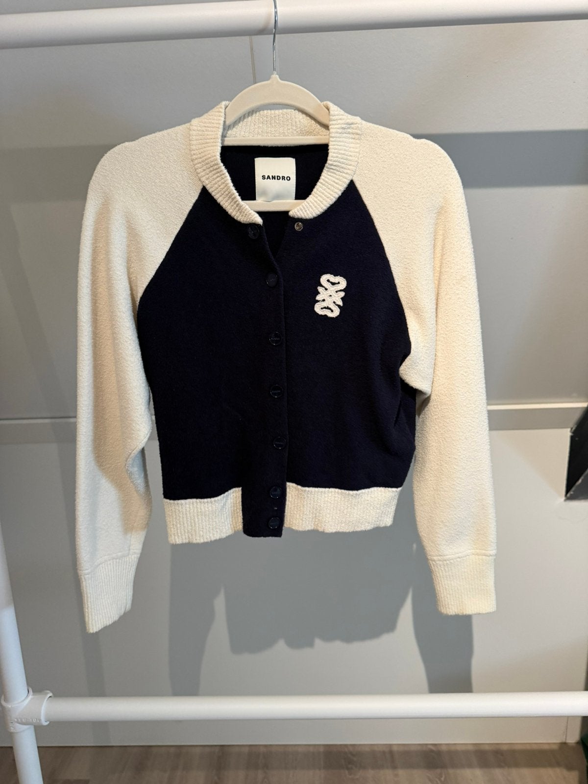 Sandro vest, Kleding | Heren, Ophalen of Verzenden, Zo goed als nieuw, Blauw