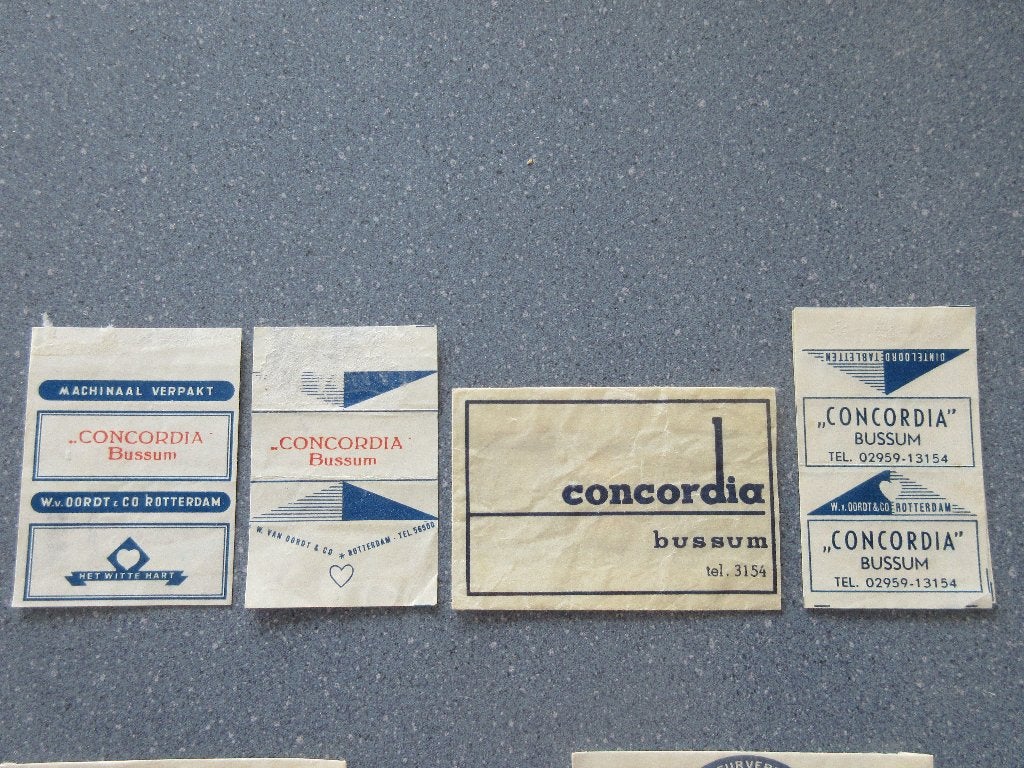 4 x Bussum, Concordia, Verzenden, Nederland