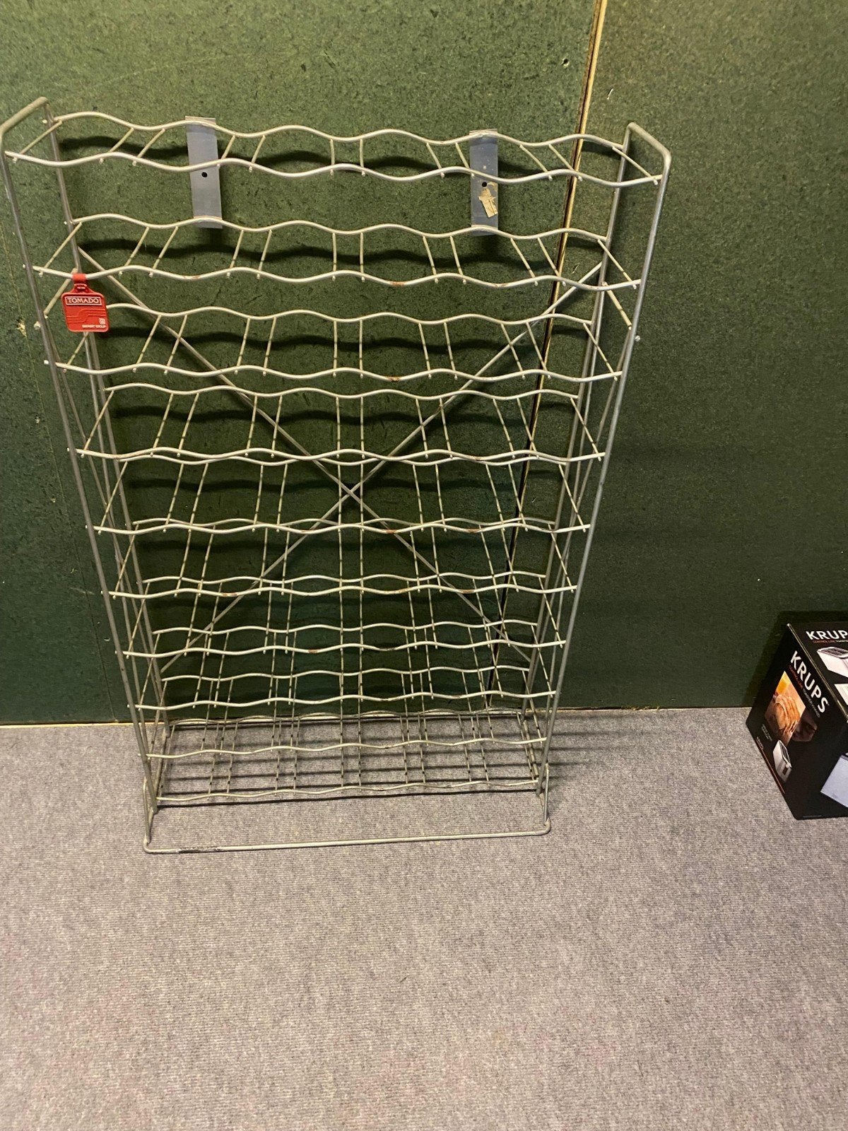 Te koop: Tomado wijnrek voor 60 flessen., Huis en Inrichting, Woonaccessoires | Wijnrekken, Ophalen, Metaal, 25 flessen of meer