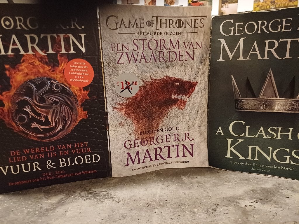 3 x  george r.r   martin, Boeken, Ophalen of Verzenden, Zo goed als nieuw