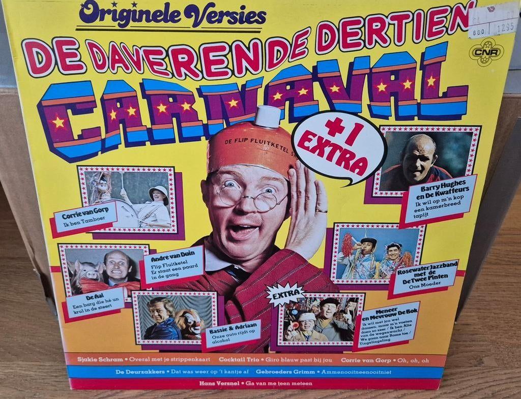 LP Daverende Dertien Carnaval (Van Duin, Bassie & Adriaan), Ophalen of Verzenden, Gebruikt, 12 inch, Overige genres