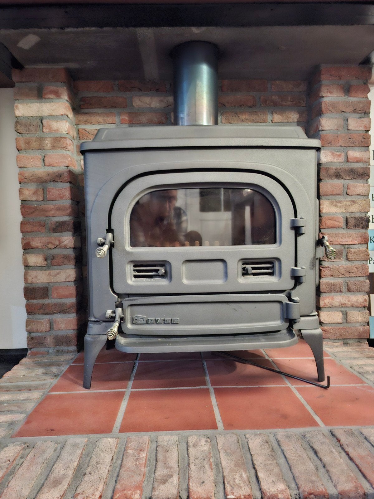 Te koop Dovre 900 houtkachel, Huis en Inrichting, Ophalen, Houtkachel, Zo goed als nieuw, Vrijstaand
