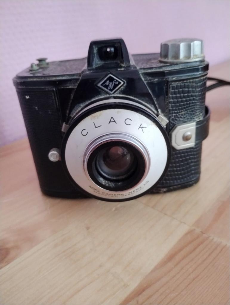 Vintage Agfa Clack camera - werking onbekend, Ophalen of Verzenden, Niet werkend, Compact, Overige Merken