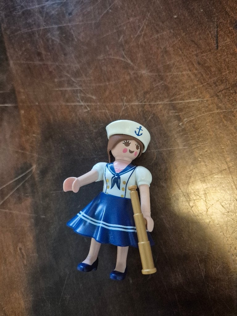 Playmobil vrouwelijke matroos, Ophalen, Complete set, Zo goed als nieuw, Figuren