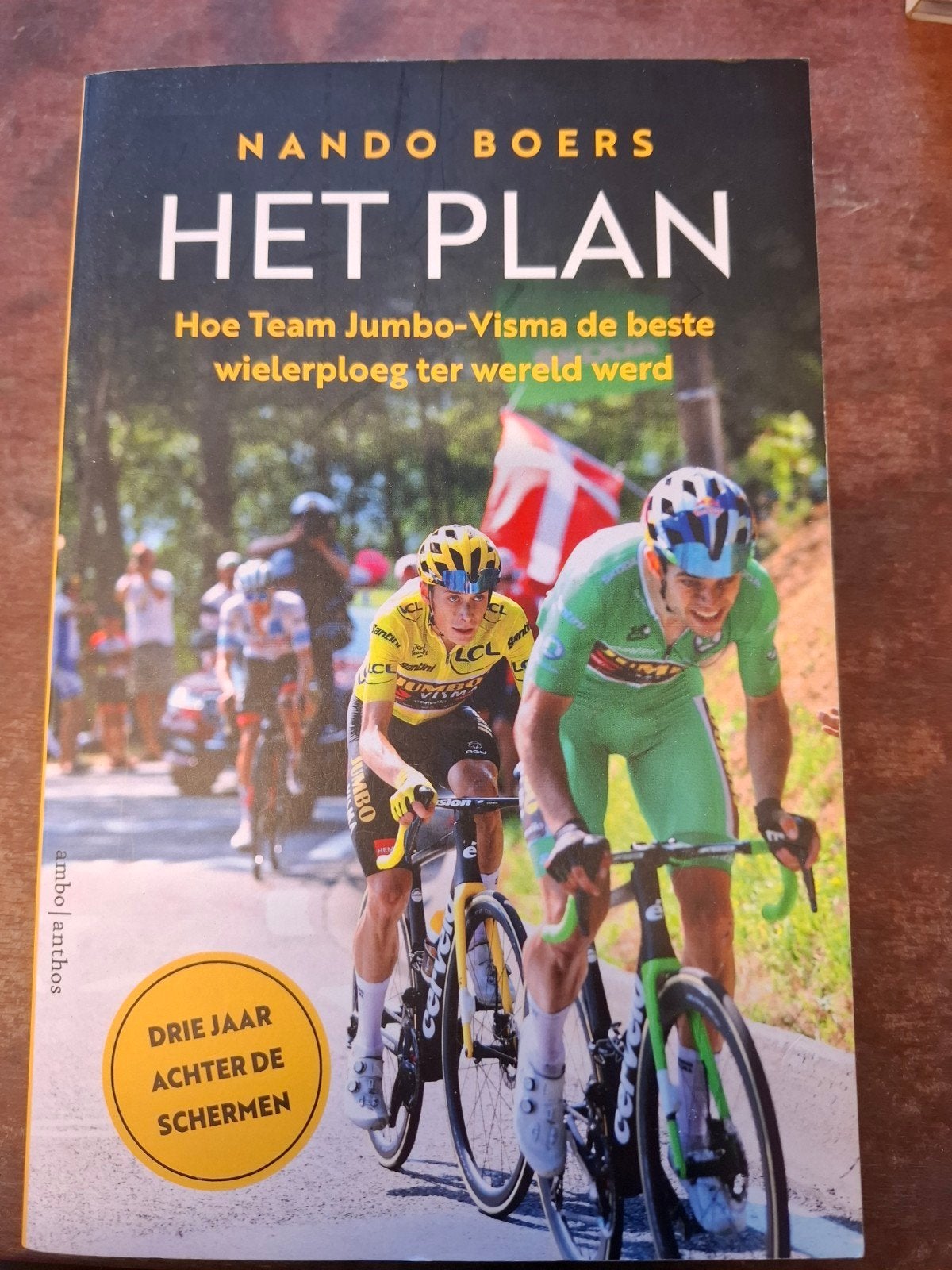 Het Plan: Hoe Team Jumbo-Visma de beste wielerploeg werd, Ophalen of Verzenden, Zo goed als nieuw, Nando Boers, Lopen en Fietsen