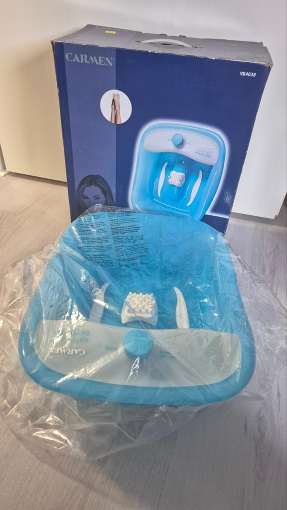 Carmen Happy Feet Foot Spa Voetenbad VB4038 - ZGAN, Ophalen, Nieuw, Hand- en Voetverzorging