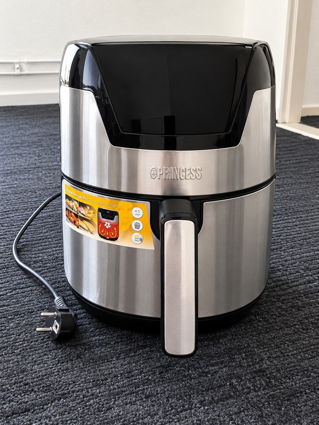 Princess Digital Aerofryer XXL 4.5 liter, Ophalen of Verzenden, Zo goed als nieuw, Airfryer XXL, 1500 gram of meer