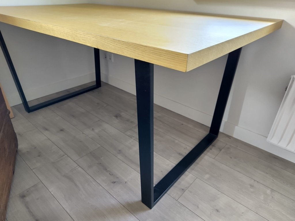 Eetkamertafel, Ophalen, Gebruikt, 50 tot 100 cm, 150 tot 200 cm