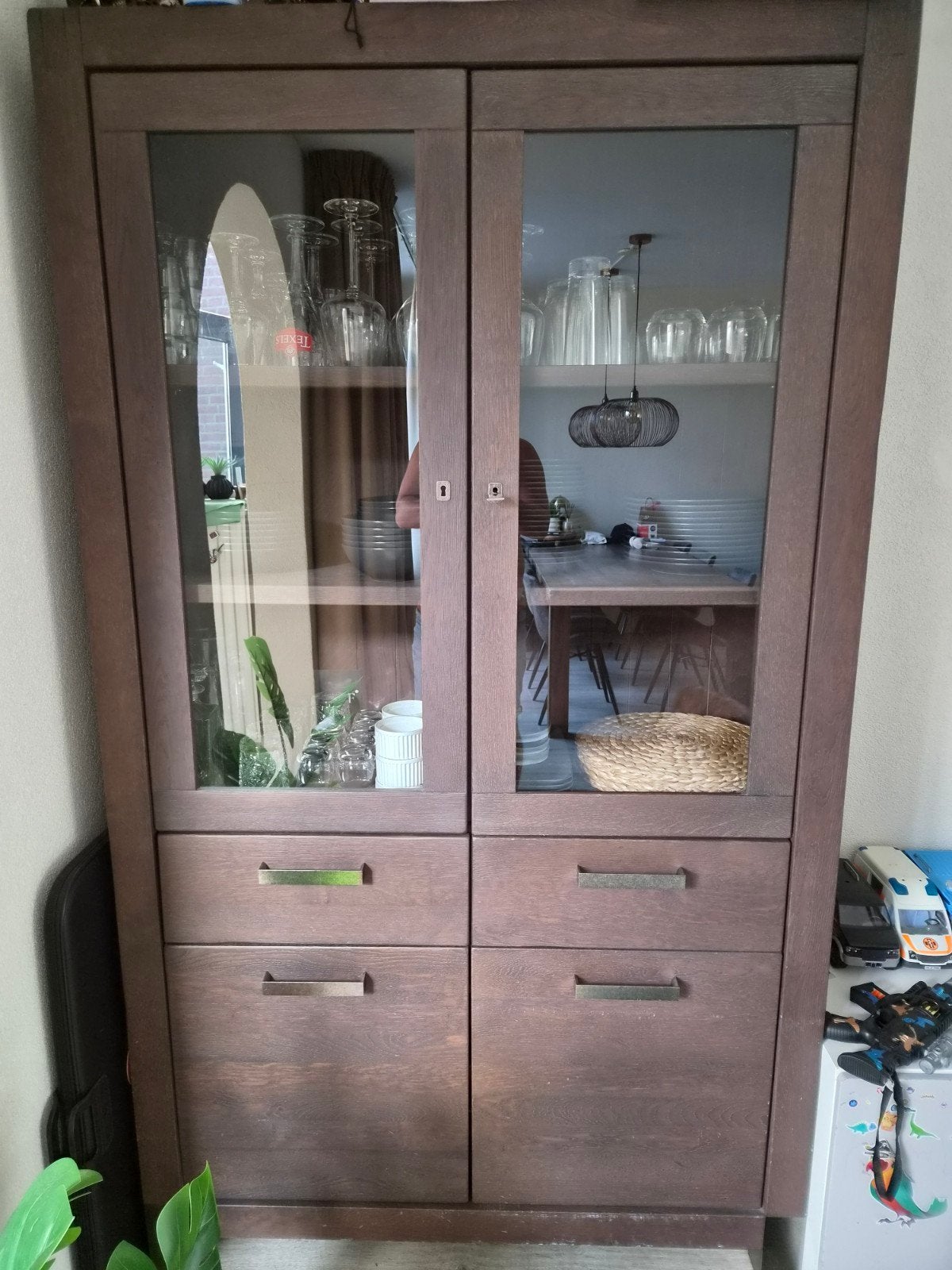 Henders & Hazel Woonkamerset, serie Codam, goede staat!!, Ophalen, Gebruikt, Met deur(en), Glas
