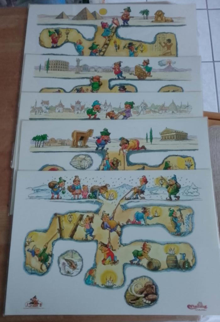 Laaf placemats wereldreis 6 stuks., Verzamelen, Ophalen of Verzenden, Zo goed als nieuw, Beeldje of Poppetje