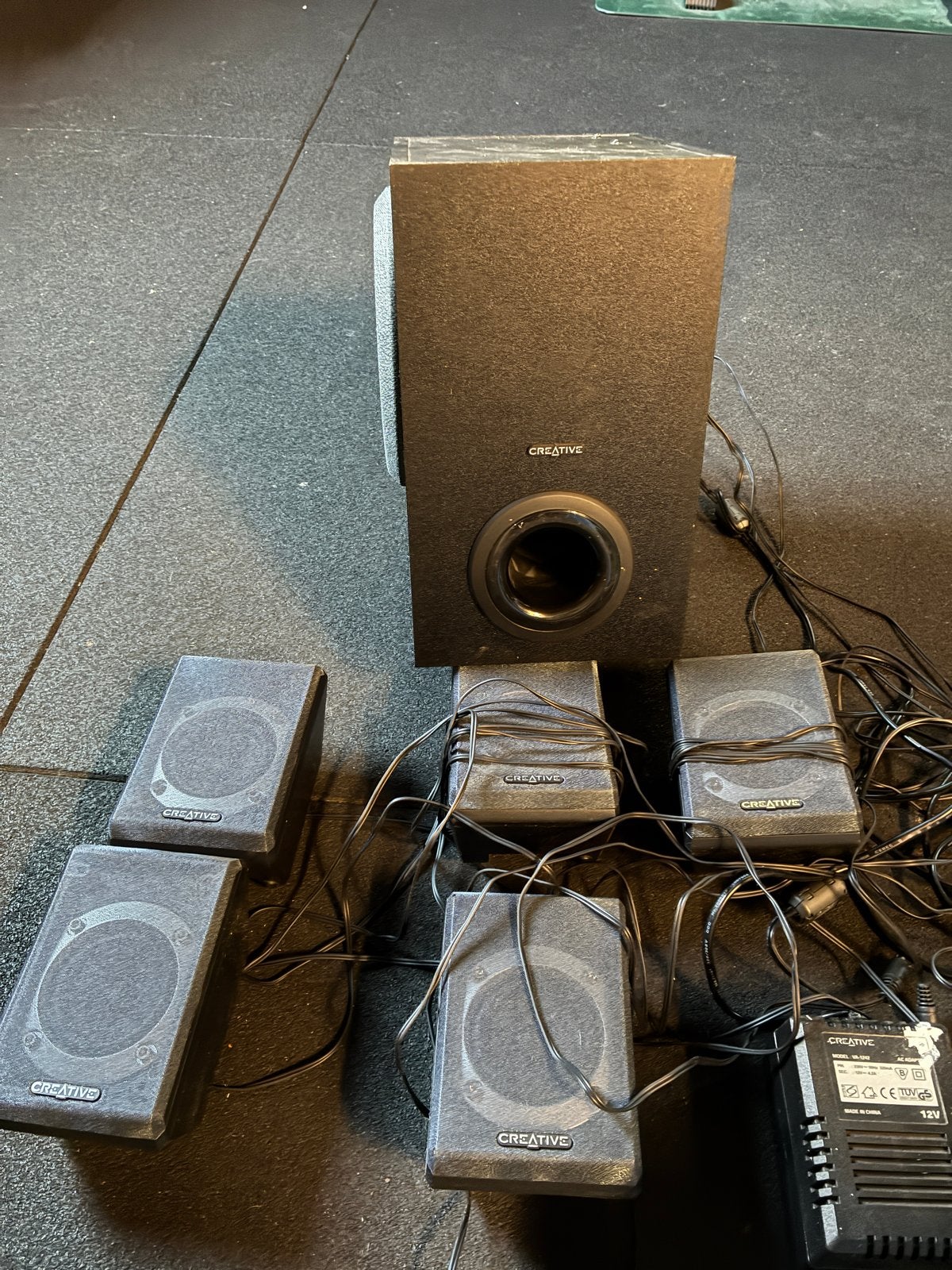 Creative Inspire P580 5.1 Surround Sound Speakerset, Ophalen of Verzenden, Gebruikt, Speakers, Overige merken