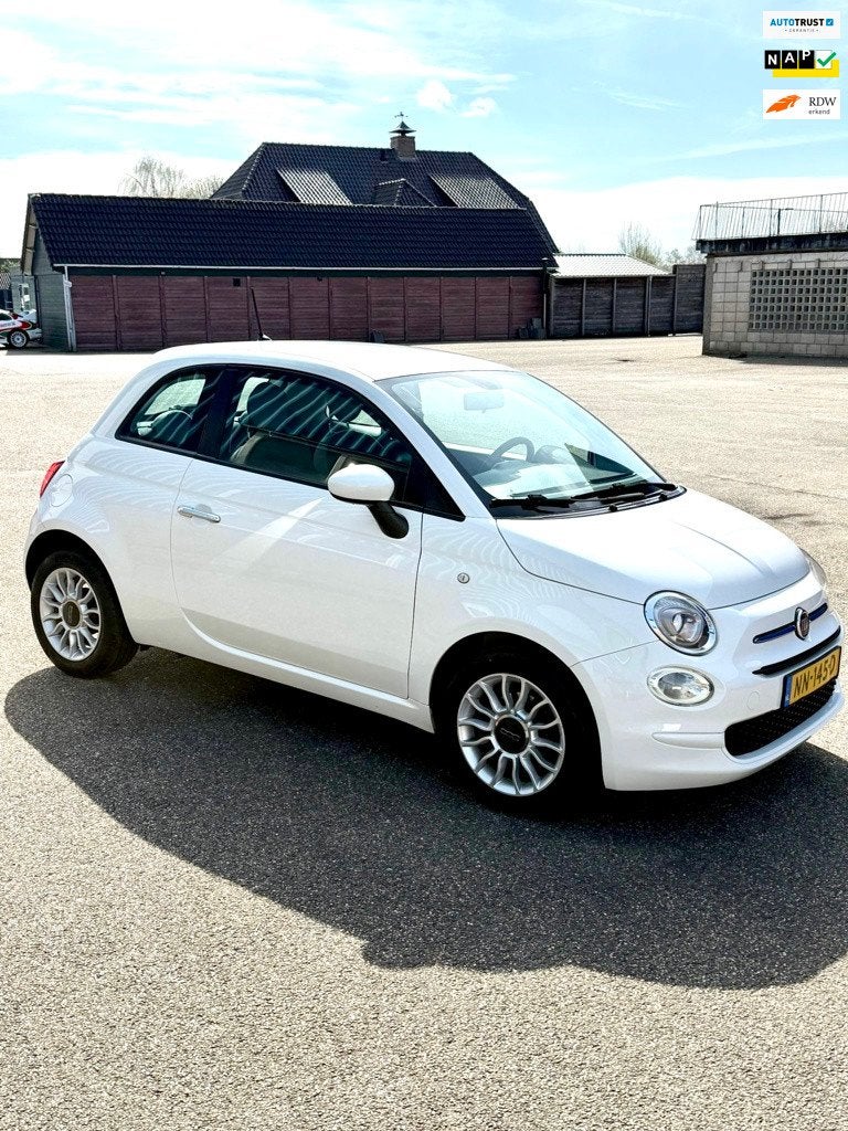 Fiat 500 1.0 TwinAir Pop| CarPlay | Nieuwe APK, Auto's, Voorwielaandrijving, Stof, Gebruikt, 840 kg
