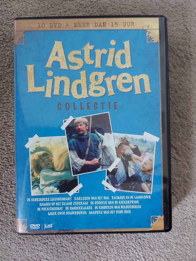 10 dvd's  Astrid Lindgren collectie meer dan 15,00 uur, Ophalen of Verzenden, Zo goed als nieuw, Actie en Avontuur, Alle leeftijden