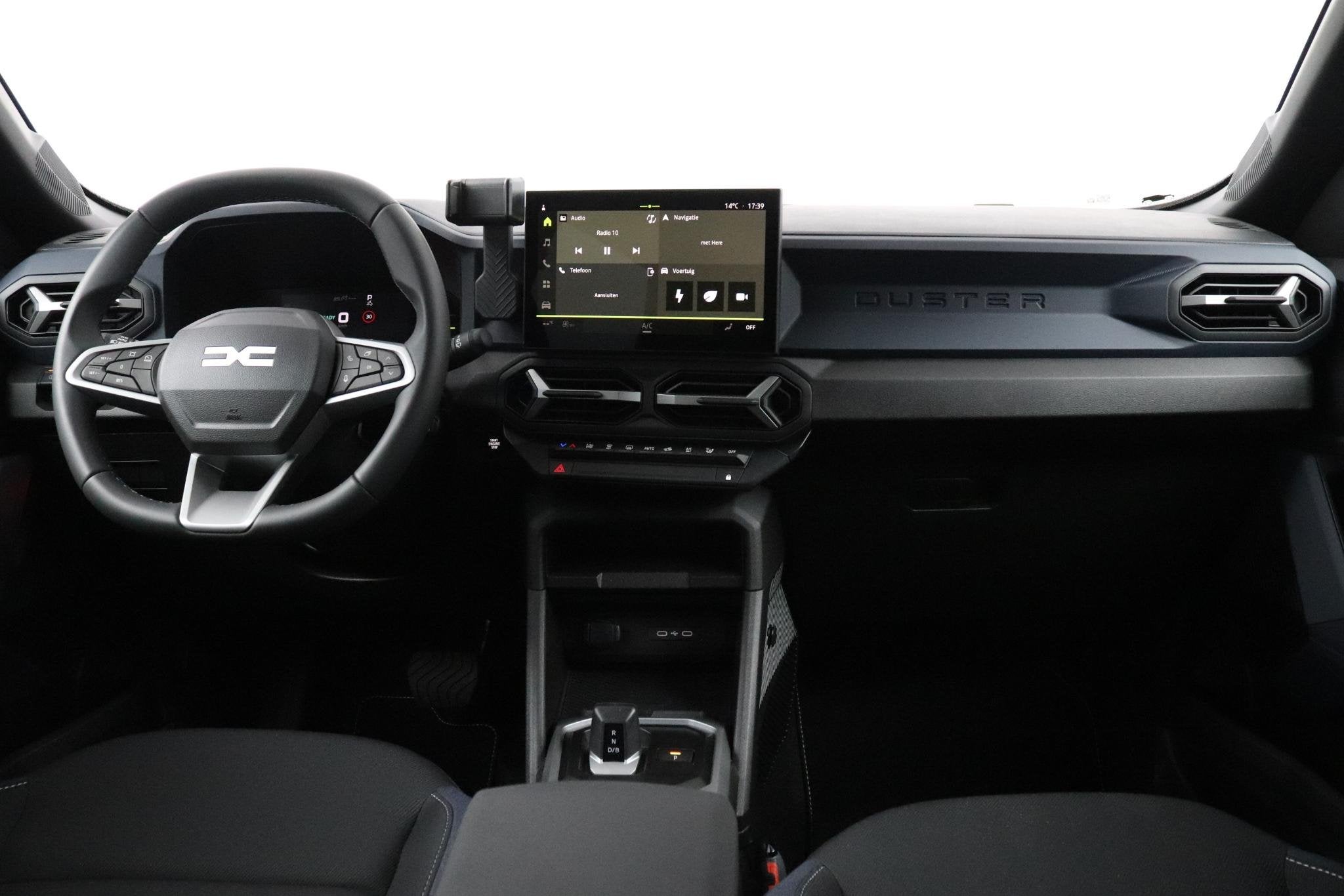 Dacia Duster 1.6 Hybrid 140 Journey | Demo | Pack Assist |, Auto's, Dacia, Stof, Gebruikt, 4 cilinders, Zwart
