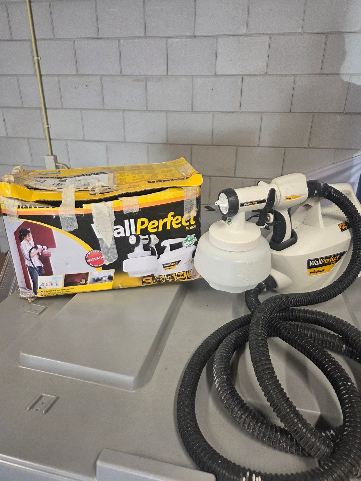Wagner WallPerfect W 665 Verfspuit (NIEUW), Doe-het-zelf en Verbouw, Ophalen of Verzenden, Nieuw, Verfspuit of Verfpomp