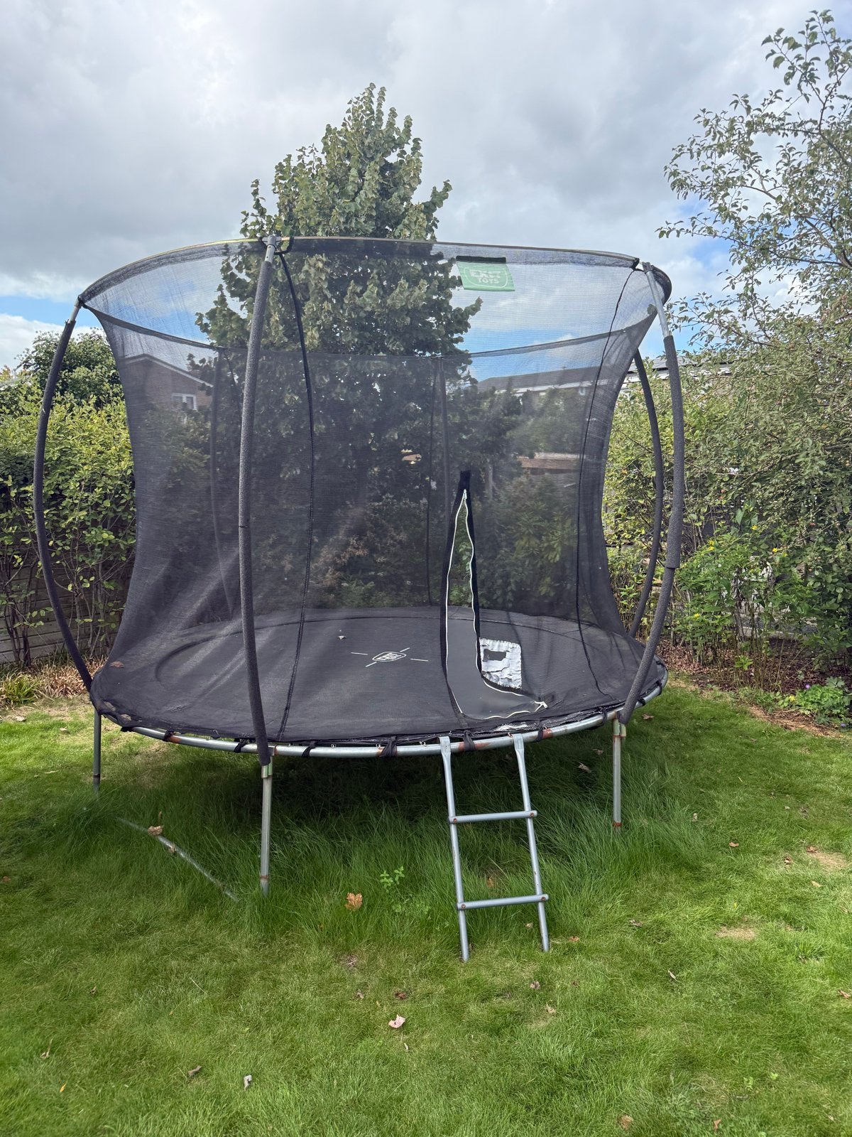 Exit Toys Trampoline 3 meter met veiligheidsnet en ladder, Ophalen, Gebruikt