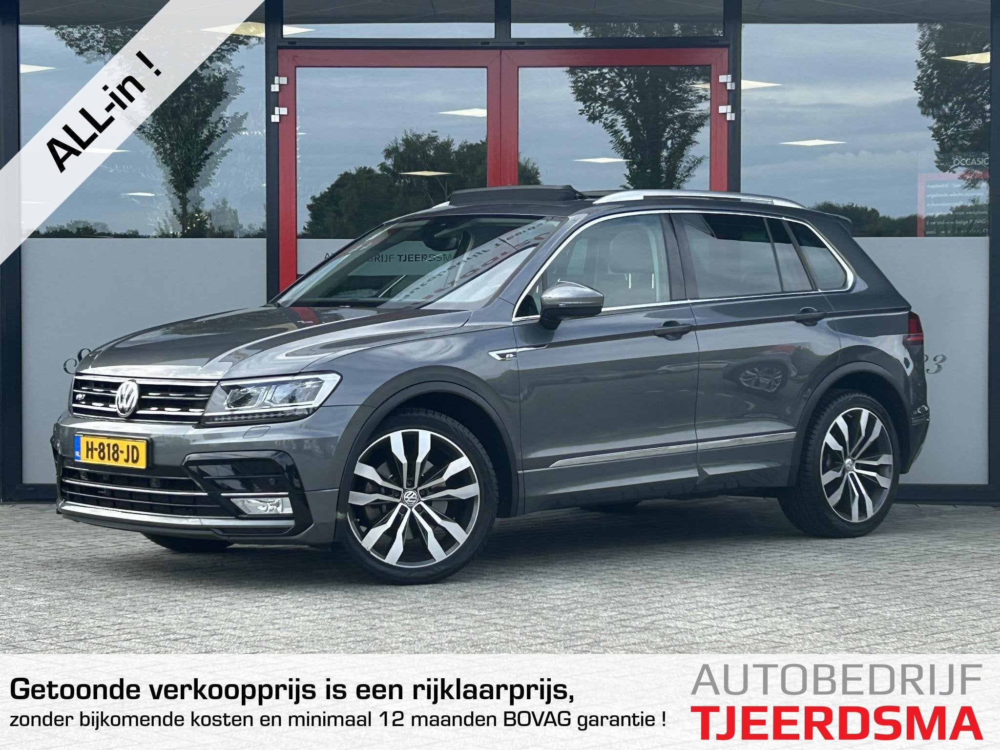 Volkswagen Tiguan 2.0 TSI 4Motion Highline | R-Line | Trekha, Automaat, 12 maanden, Stof, Gebruikt